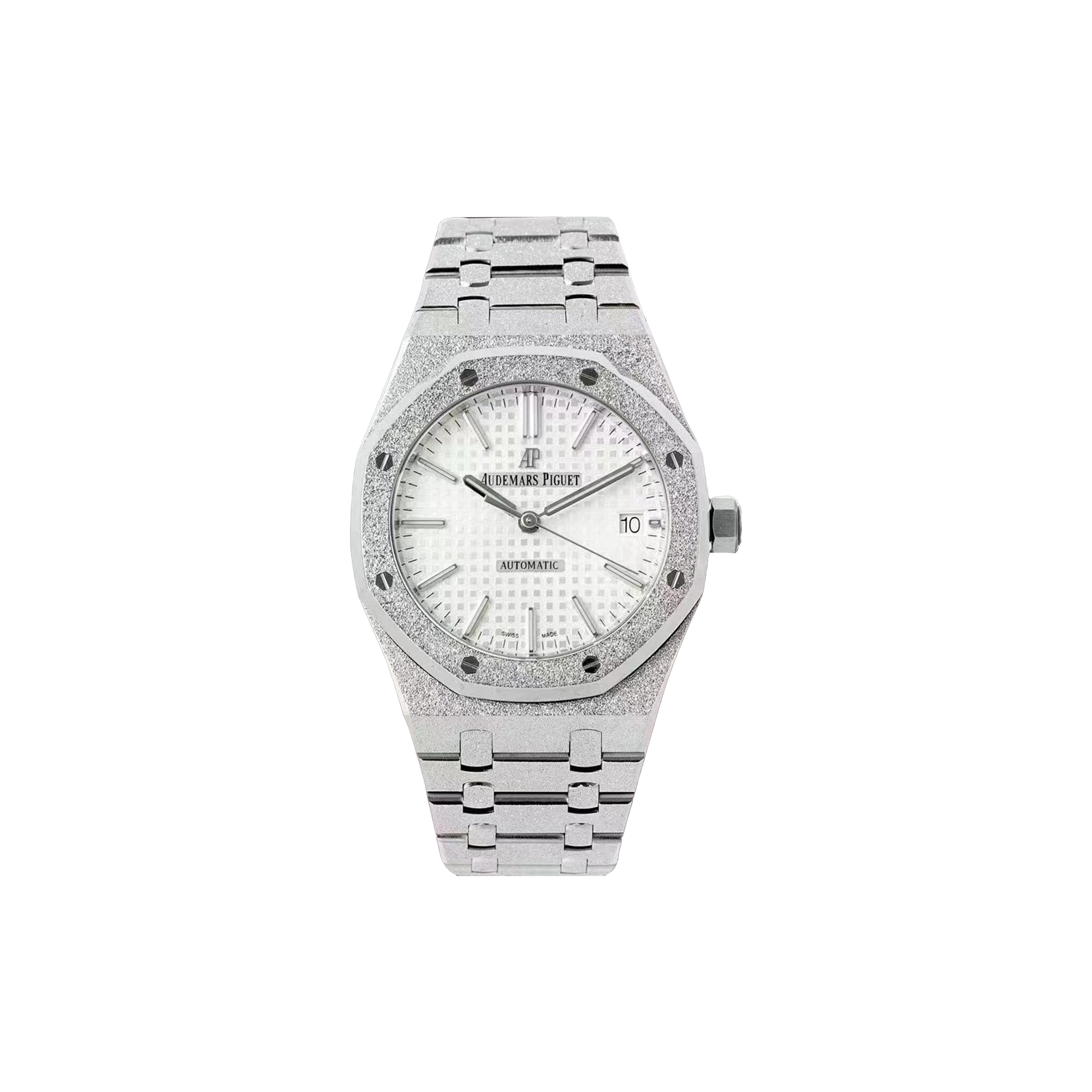 audemars P*g*et royal oak frosted gold 37mm watch 15454bc